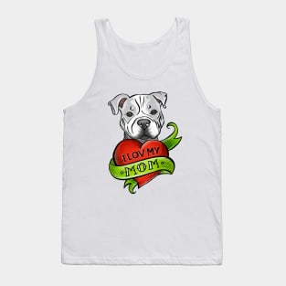 Lov Mom Pitbull Tank Top